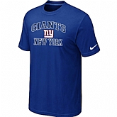 New York Giants Heart & Soul Blue T-Shirt,baseball caps,new era cap wholesale,wholesale hats