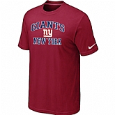 New York Giants Heart & Soul Red T-Shirt,baseball caps,new era cap wholesale,wholesale hats