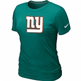 New York Giants L.Green Women's Logo T-Shirt,baseball caps,new era cap wholesale,wholesale hats