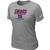 New York Giants L.Grey Women's Critical Victory T-Shirt,baseball caps,new era cap wholesale,wholesale hats