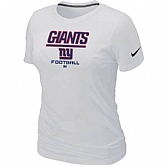 New York Giants White Women's Critical Victory T-Shirt,baseball caps,new era cap wholesale,wholesale hats