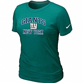 New York Giants Women's Heart & Soul L.Green T-Shirt,baseball caps,new era cap wholesale,wholesale hats