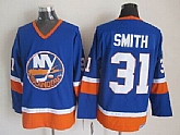 New York Islanders #31 Smith CCM Throwback Blue Jerseys,baseball caps,new era cap wholesale,wholesale hats