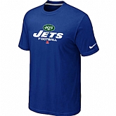 New York Jets Critical Victory Blue T-Shirt,baseball caps,new era cap wholesale,wholesale hats
