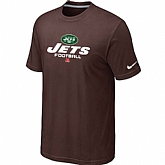 New York Jets Critical Victory Brown T-Shirt,baseball caps,new era cap wholesale,wholesale hats