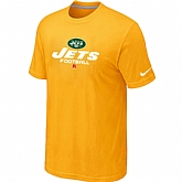 New York Jets Critical Victory Yellow T-Shirt,baseball caps,new era cap wholesale,wholesale hats