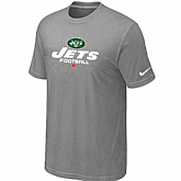 New York Jets Critical Victory light Grey T-Shirt,baseball caps,new era cap wholesale,wholesale hats