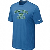 New York Jets Heart & Soul light Blue T-Shirt,baseball caps,new era cap wholesale,wholesale hats