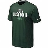 New York Jets Just Do ItD.Green T-Shirt,baseball caps,new era cap wholesale,wholesale hats