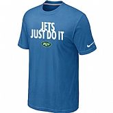 New York Jets Just Do Itlight Blue T-Shirt,baseball caps,new era cap wholesale,wholesale hats