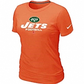 New York Jets Orange Women's Critical Victory T-Shirt,baseball caps,new era cap wholesale,wholesale hats