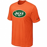 New York Jets Sideline Legend Authentic Logo T-Shirt Orange,baseball caps,new era cap wholesale,wholesale hats