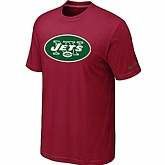 New York Jets Sideline Legend Authentic Logo T-Shirt Red,baseball caps,new era cap wholesale,wholesale hats