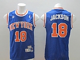 New York Knicks #18 Phil Jackson Blue Swingman Throwback Jerseys,baseball caps,new era cap wholesale,wholesale hats