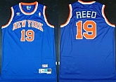 New York Knicks #19 Willis Reed Blue Throwback Swingman Jerseys,baseball caps,new era cap wholesale,wholesale hats