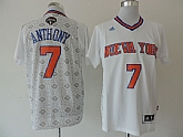 New York Knicks #7 Carmelo Anthony Fashion White Jerseys,baseball caps,new era cap wholesale,wholesale hats