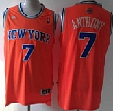 New York Knicks #7 Carmelo Anthony Revolution 30 Swingman 2013 Orange Jerseys,baseball caps,new era cap wholesale,wholesale hats