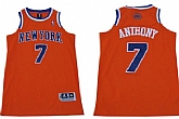 New York Knicks #7 Carmelo Anthony Revolution 30 Swingman 2013 Orange Jerseys1,baseball caps,new era cap wholesale,wholesale hats