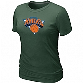 New York Knicks Big & Tall Primary Logo D.Green Women's T-Shirt,baseball caps,new era cap wholesale,wholesale hats