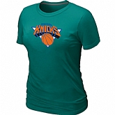 New York Knicks Big & Tall Primary Logo L.Green Women's T-Shirt,baseball caps,new era cap wholesale,wholesale hats