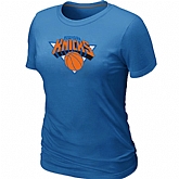 New York Knicks Big & Tall Primary Logo L.blue Women's T-Shirt,baseball caps,new era cap wholesale,wholesale hats
