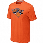 New York Knicks Big & Tall Primary Logo Orange T-Shirt,baseball caps,new era cap wholesale,wholesale hats