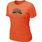 New York Knicks Big & Tall Primary Logo Orange Women's T-Shirt,baseball caps,new era cap wholesale,wholesale hats