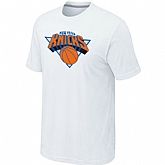 New York Knicks Big & Tall Primary Logo White T-Shirt,baseball caps,new era cap wholesale,wholesale hats