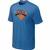 New York Knicks Big & Tall Primary Logo light Blue T-Shirt,baseball caps,new era cap wholesale,wholesale hats