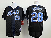 New York Mets #28 Murphy Black Jerseys