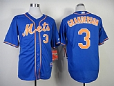 New York Mets #3 Granderson Blue Jerseys,baseball caps,new era cap wholesale,wholesale hats