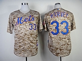 New York Mets #33 Authentic 2014 Matt Harvey Alternate Camo Jerseys,baseball caps,new era cap wholesale,wholesale hats