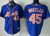 New York Mets #45 Zack Wheeler 2013 Blue Jerseys,baseball caps,new era cap wholesale,wholesale hats