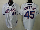 New York Mets #45 Zack Wheeler White Jerseys,baseball caps,new era cap wholesale,wholesale hats
