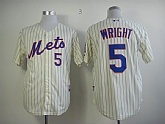 New York Mets #5 David Wright Cream With Blue Pinstripe 2013 All Star Patch Jerseys,baseball caps,new era cap wholesale,wholesale hats