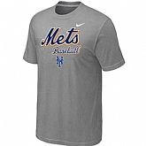 New York Mets 2014 Home Practice T-Shirt - Light Grey,baseball caps,new era cap wholesale,wholesale hats