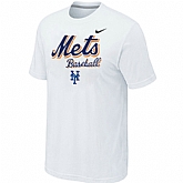 New York Mets 2014 Home Practice T-Shirt - White,baseball caps,new era cap wholesale,wholesale hats