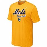 New York Mets 2014 Home Practice T-Shirt - Yellow,baseball caps,new era cap wholesale,wholesale hats