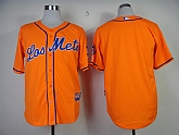 New York Mets Authentic Blank Los Mets Cool Base Orange Jerseys,baseball caps,new era cap wholesale,wholesale hats