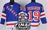 New York Rangers #19 Brad Richards 2014 Stanley Cup Light Blue Jersey,baseball caps,new era cap wholesale,wholesale hats