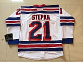New York Rangers #21 Derek Stepan White Jerseys,baseball caps,new era cap wholesale,wholesale hats