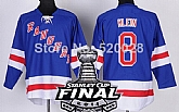 New York Rangers #8 Kevin Klein 2014 Stanley Cup Light Blue Jersey,baseball caps,new era cap wholesale,wholesale hats