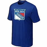 New York Rangers Big & Tall Logo Blue T-Shirt,baseball caps,new era cap wholesale,wholesale hats