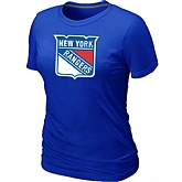 New York Rangers Big & Tall Women's Logo Blue T-Shirt,baseball caps,new era cap wholesale,wholesale hats
