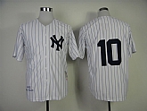 New York Yankees #10 Phil Rizzuto Throwback 1952 White Jerseys,baseball caps,new era cap wholesale,wholesale hats
