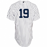 New York Yankees #19 Masahiro Tanaka White Pinstripe Jerseys,baseball caps,new era cap wholesale,wholesale hats