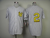 New York Yankees #2 Derek Jeter Fashion White With Golden Jerseys,baseball caps,new era cap wholesale,wholesale hats