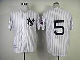 New York Yankees #5 Joe DiMaggio Throwback 1939 White Jerseys,baseball caps,new era cap wholesale,wholesale hats