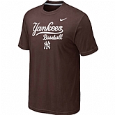 New York Yankees 2014 Home Practice T-Shirt - Brown,baseball caps,new era cap wholesale,wholesale hats