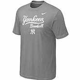 New York Yankees 2014 Home Practice T-Shirt - Light Grey,baseball caps,new era cap wholesale,wholesale hats